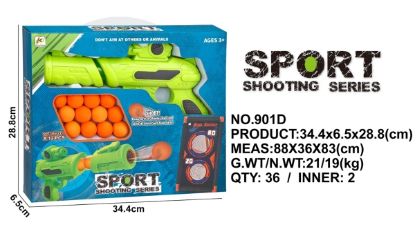 901D  HỘP CÂY THỤT BANH + 12 TRÁI BANH + BIA LƯỚI