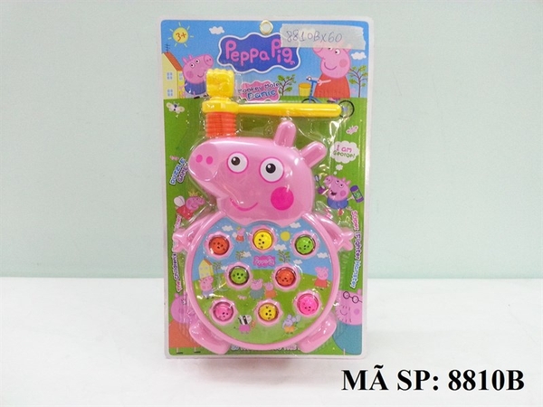 8810B VĨ ĐẬP CHUỘT PIN HEO HỒNG + 1C BÚA