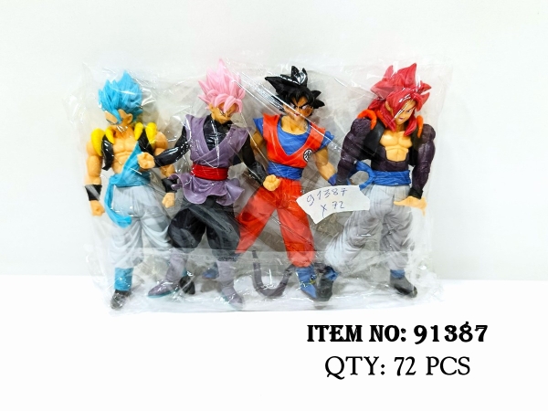 91387  VỈ 4T MÔ HÌNH NHÂN VẬT 7 VIÊN NGỌC RỒNG