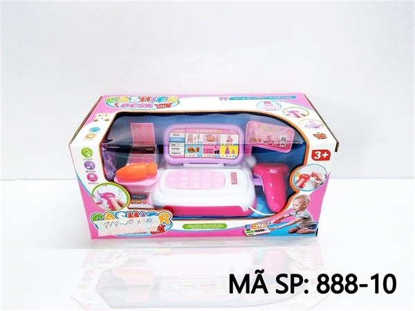 888-10 HỘP MÁY TÍNH TIỀN SIÊU THỊ PIN (Cashier Desk)