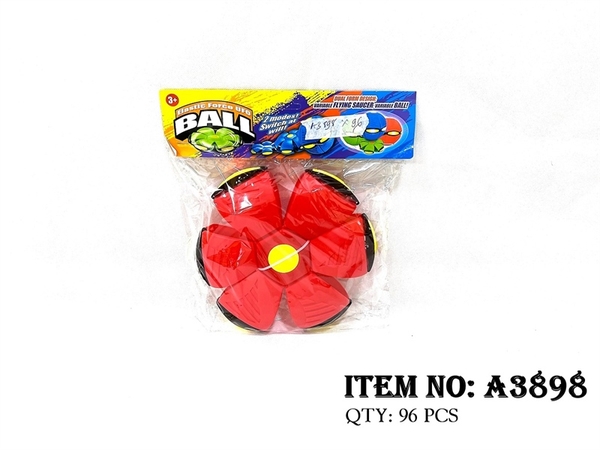 A3898 TÚI BANH NÉM BIẾN HÌNH UFO CÓ ĐÈN (BANH ĐẠP) (OPP)