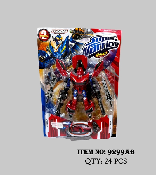 9299AB  VỈ RÁP ROBO BIẾN HÌNH XE HƠI