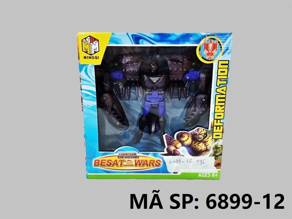 6899-12 HỘP RÁP ROBO BIẾN HÌNH THÚ