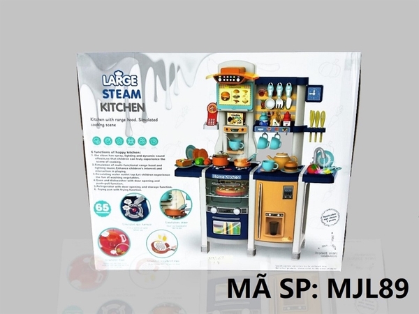 MJL89 HỘP KỆ BẾP PIN LÒ NƯỚNG, TỦ LẠNH 65 MIẾNG Simulation Kitchen MJL-89, MJL-87