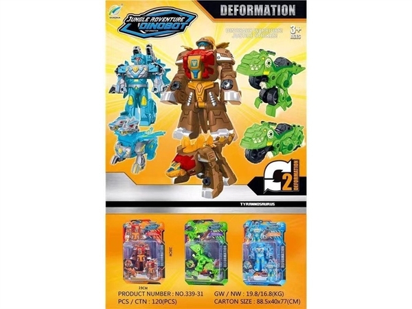 339-31 VỈ RÁP ROBO BIẾN HÌNH KHỦNG LONG