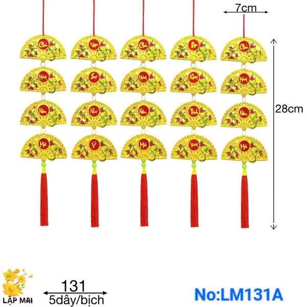 LM131A QUẠT MAI DÂY 4 (TÚI 5 DÂY)
