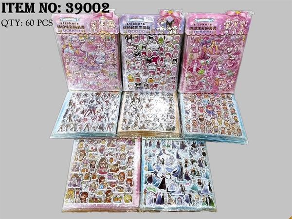 39002 TÚI 10 VỈ 2 TÚI MIẾNG DÁN STICKER ĐỦ MẪU