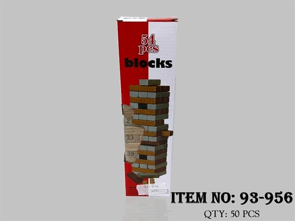 93-956 HỘP RÚT GỖ SỐ 54 MIẾNG