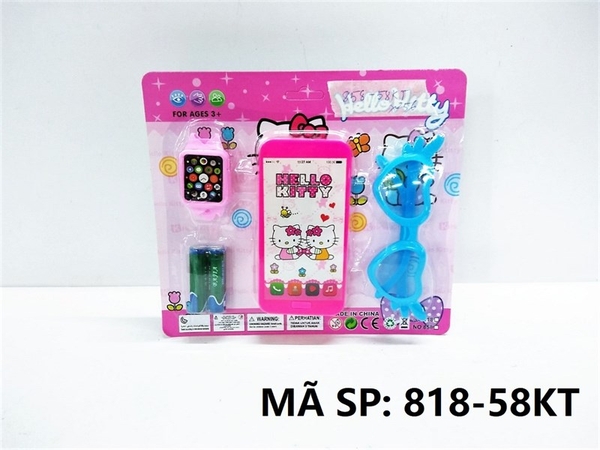 818-58KT VỈ ĐIỆN THOẠI IPHONE PIN + MẮT KIẾNG (HELLO KITTY) 818- , 858-