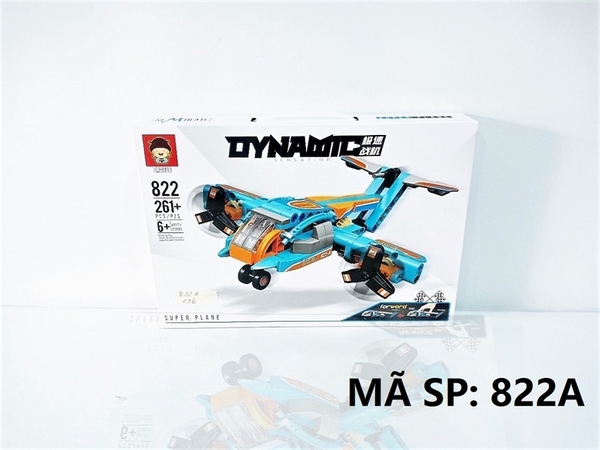 822A HỘP LOGO RÁP MÁY BAY 261 MIẾNG Dynamic