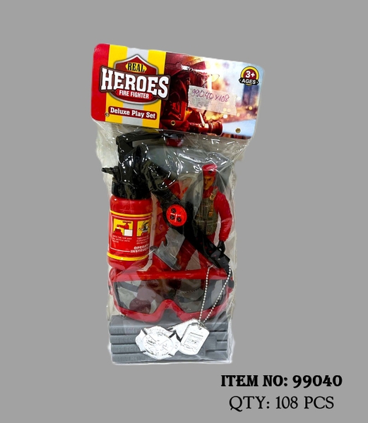 99040  TÚI LÍNH CỨU HỎA, BÚA, BÌNH CHỮA CHÁY + 1C LÍNH