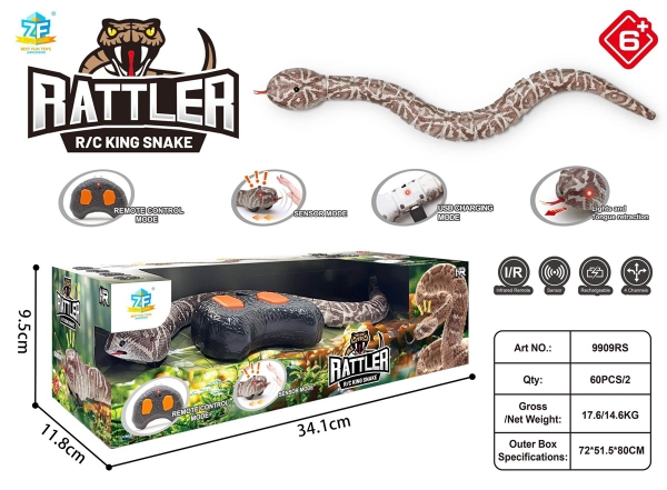 9909RS   HỘP RẮN ĐIỀU KHIỂN 3 ĐỘNG TÁC, SẠC USB (THÚ ĐK)