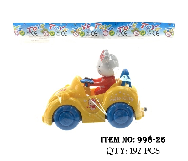 998-26  TÚI XE HƠI CHỞ MÈO KITTY RÚT DÂY CHUÔNG (OPP)