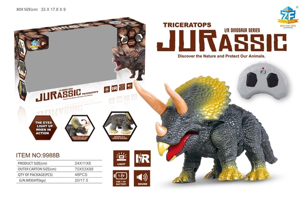 9988B  HỘP KHỦNG LONG TÊ GIÁC ĐIỂU KHIỂN 3 ĐỘNG TÁC, KHÔNG SẠC