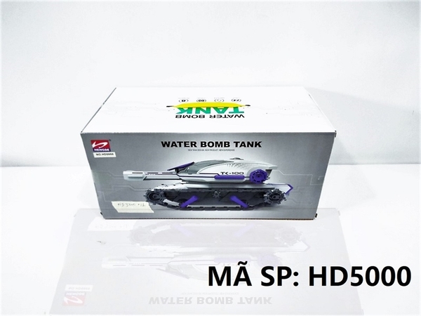HD5000 HỘP XE TĂNG ĐK 7 Đ.TÁC, CÓ SẠC, BẮN ĐẠN BI NƯỚC Water Bomb Tank