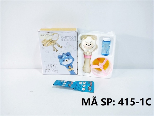415-1C HỘP CÂY THỔI XÀ BÔNG CHONG CHÓNG CỪU 1 BÌNH + 2 BỊCH XÀ BÔNG Cartoon Bubble Wand 520-1, 520-2, 520-3, 520-4