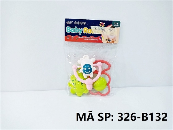 326-B132 TÚI LẮC TREO NÔI 3 MÓN (PVC)