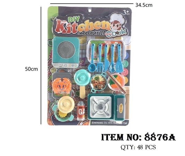 8876A VỈ BẾP ĐIỆN, BẾP GAS, BÌNH GAS, CHẢO, NỒI, MUỖNG