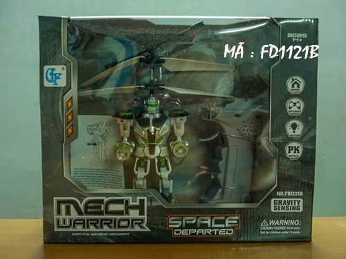FD1121B HỘP ROBO ĐK BAY TRÊN KHÔNG , LẮC THEO TAY CẦM (MECH WARRIOR)