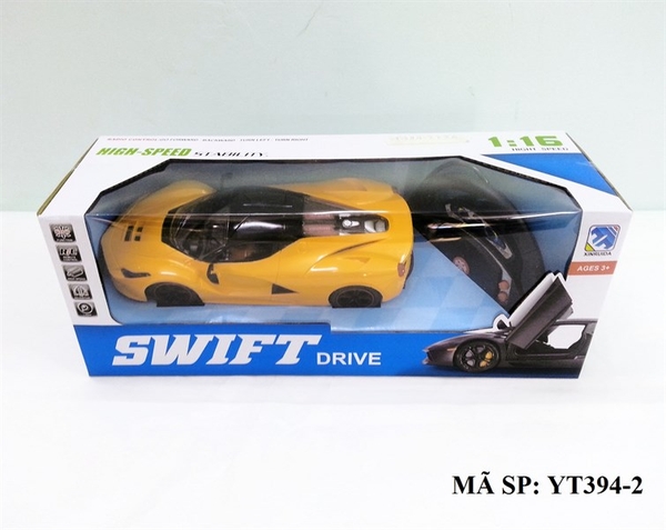 YT394-2 HỘP XE HƠI ĐK 7 Đ.TÁC CÓ SẠC, VÔ LĂNG 1:16