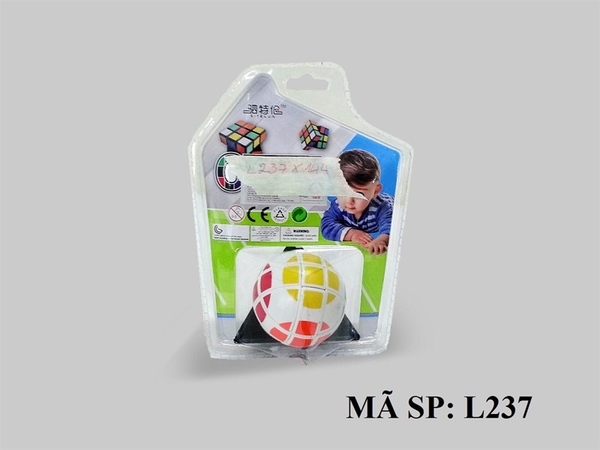 L237 VĨ ÉP RUBIC TRÒN 3X3 3 HÀNG