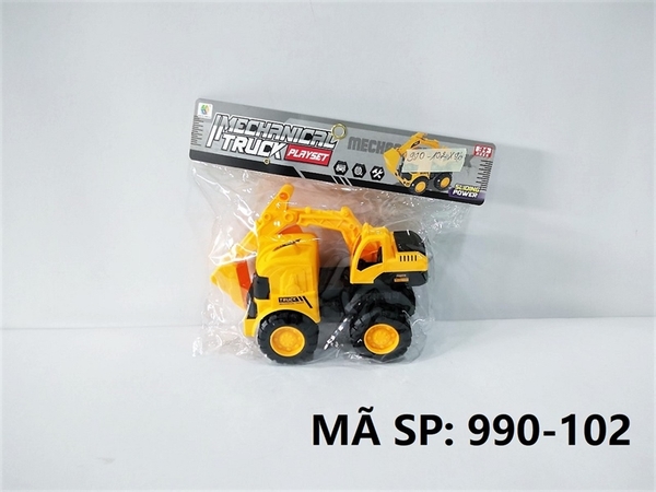 990-102 TÚI XE CT TRỚN CÀO 4 BÁNH (PVC) Mechanical truck playset