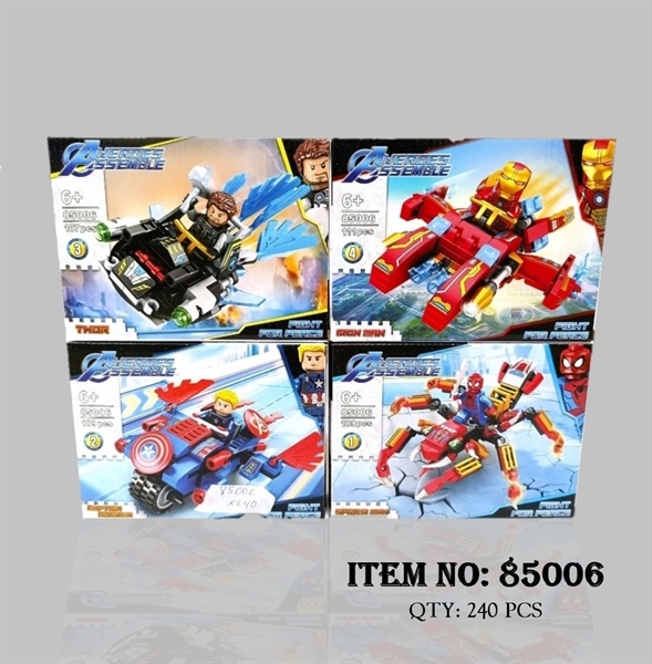 85006 HỘP LOGO RÁP XE AVENGER ĐỦ MẪU