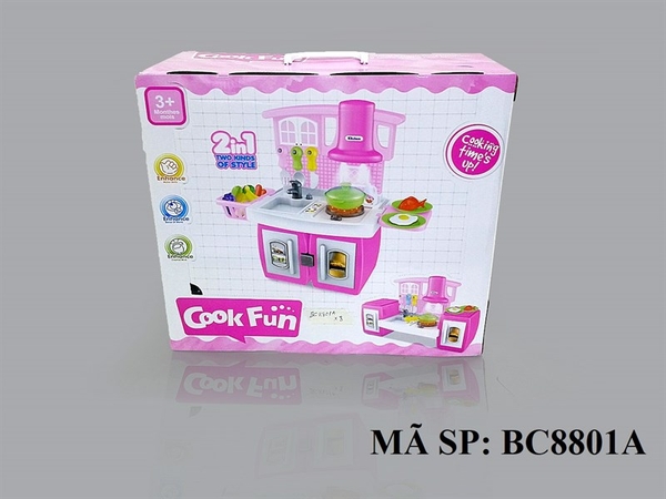 BC8801A HỘP KỆ BẾP PIN LÒ NƯỚNG+ BỒN RỬA CHÉN+ TRÁI CÂY 2 IN 1