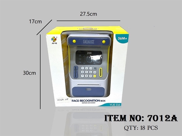 7012A HỘP MÁY RÚT TIỀN ATM PIN NHẬN DIỆN KHUÔN MẶT