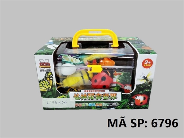 6796 HỘP VALI CÔN TRÙNG + TRỨNG + CÂY