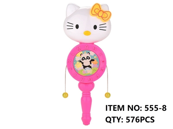 555-8 TÚI TRỐNG LẮC MÈO KITTY (OPP)