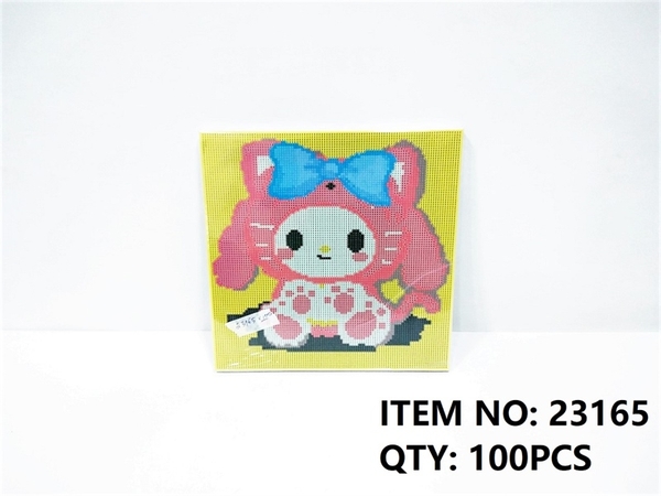 23165 TRANH ĐÍNH ĐÁ MÈO ĐÓNG KHUNG