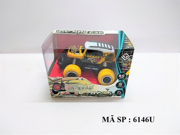 6146U HỘP XE HƠI PRO 4 ĐỊA HÌNH ĐIỀU KHIỂN 7 ĐỘNG TÁC ĐÈN, TL 1:43 6146