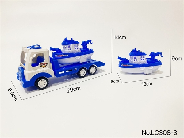 LC308-3 TÚI XE CÔNG TRÌNH TRỚN 1 TẦNG CHỞ 1C TÀU