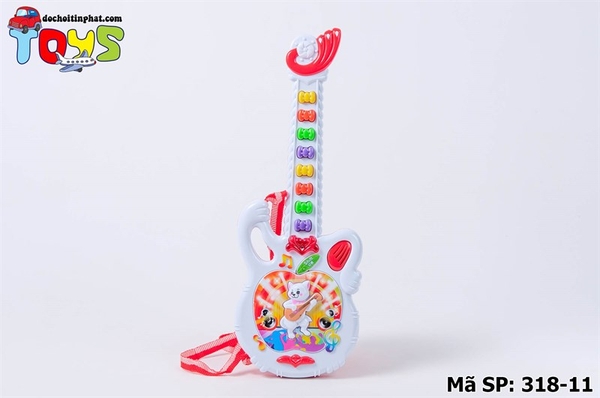 318-11 TÚI ĐÀN GHITA PIN MÈO + 8 PHÍM