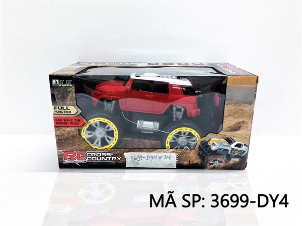3699-DY4 HỘP XE HƠI ĐỊA HÌNH ĐK 7 Đ.TÁC, KHÔNG SẠC RC CROSS COUNTRY 3699-DY1, 3699-DY7