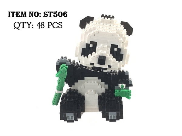 ST506 HỘP LOGO RÁP GẤU TRÚC 768 MIẾNG