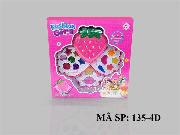 135-4D HỘP PHẤN TRANG ĐIỂM ( DÂU)