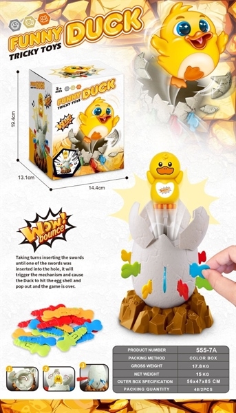 555-7A HỘP TRÒ CHƠI ĐÂM GÀ CON