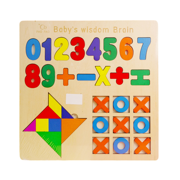 LCL-0432/TL  BẢNG GỖ XẾP HÌNH ĐỦ MẪU