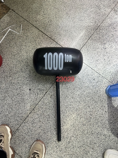 23029 LỐC 10C BÓNG PHAO HÌNH BÚA (ĐEN)