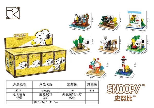 S024 HỘP LOGO RÁP MÔ HÌNH CHÓ ĐỦ MẪU 8C