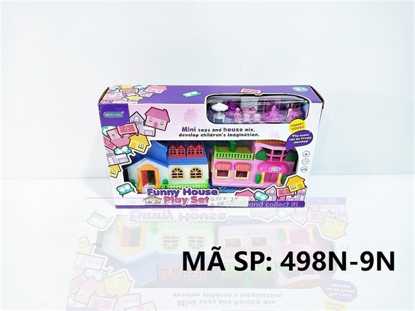 498N-9N HỘP NỘI THẤT NHÀ Funny house play set 498N, 499N, 524N, 526N