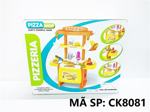 CK8081 HỘP KỆ BẾP BÁNH PIZZA 24 MIẾNG 49x30x70 Pizzeria