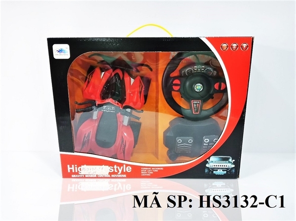 HS3132-C1 HỘP XE MOTO BÁNH LỚN ĐIỀU KHIỂN 7 ĐỘNG TÁC, CÓ SẠC, VÔ LĂNG, BÀN ĐẠP