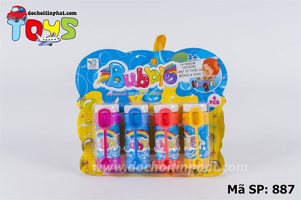 887 VỈ THỔI XÀ BÔNG 4 CHAI