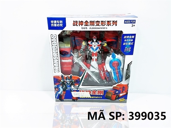 399035 HỘP RÁP ROBO BIẾN HÌNH ĐẦU XE CONTAINER Transrobots