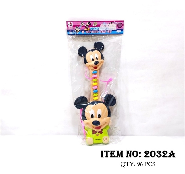 2032A TÚI ĐÀN GHITA PIN CHUỘT MICKEY, 8 PHÍM, TIẾNG VIỆT (CÓ DÂY ĐEO)