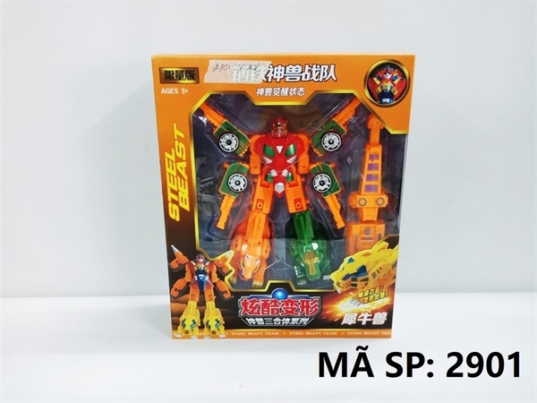 2901 HỘP RÁP ROBO BIẾN HÌNH THÚ RỪNG