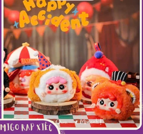 BB3MGRXC BABYTHREE MIGO RẠP XIẾC (HỘP 8 CON) TÍNH CÁI